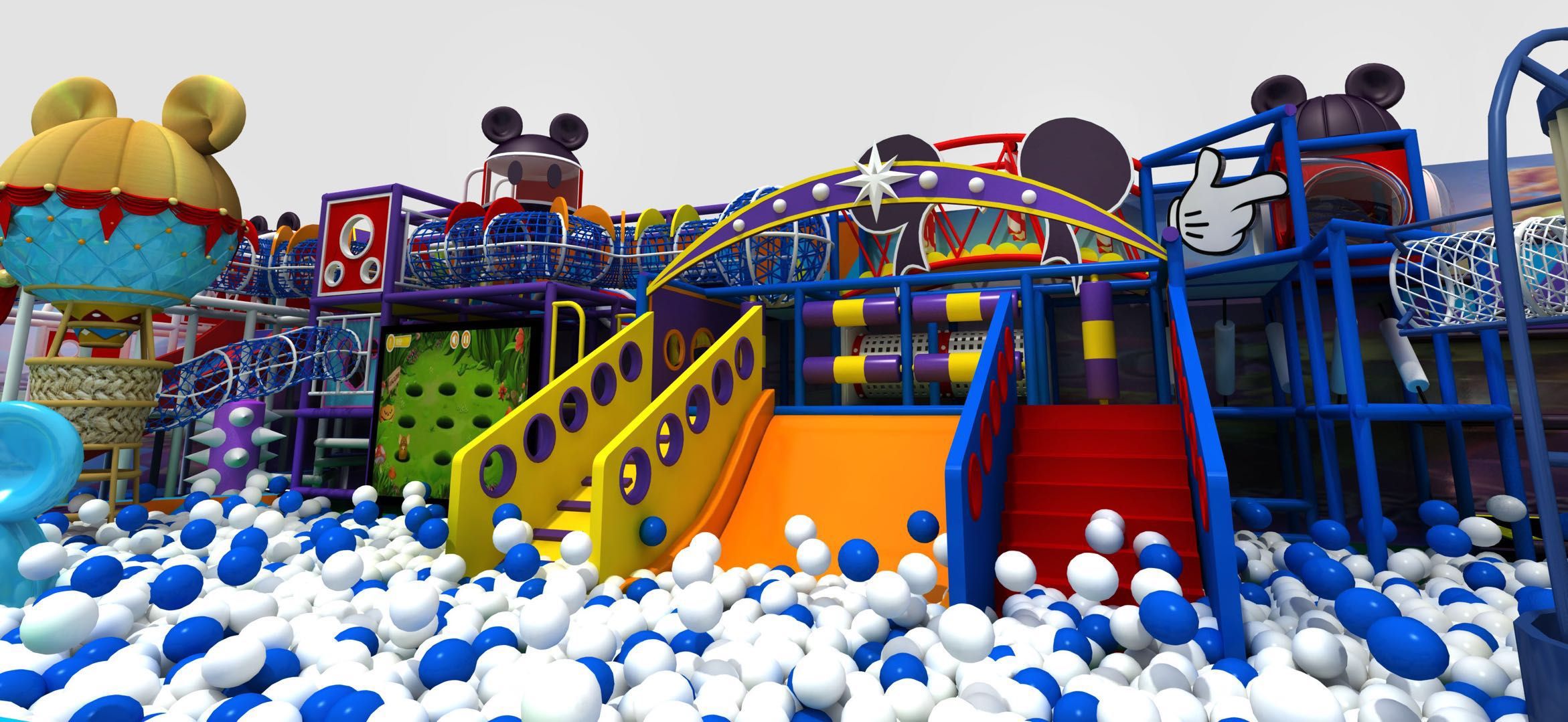 海洋淘气堡3D设计|三维|建筑/空间|飞奔的野猪 - 原创作品 - 站酷 (ZCOOL)