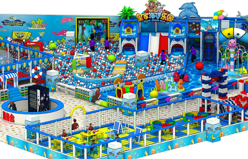 淘气堡,皇家海洋主题淘气堡儿童乐园