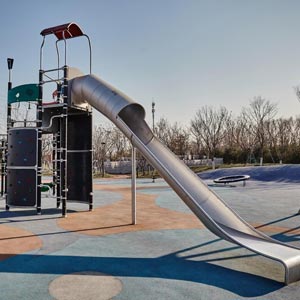 不锈钢滑梯的设计之美-安全至上，欢乐无忧！